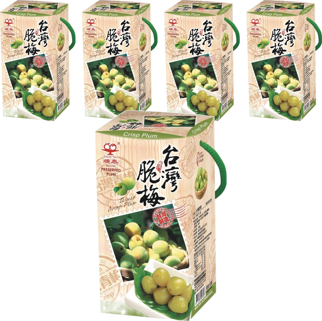 順泰 台灣脆梅, 400g, 5盒