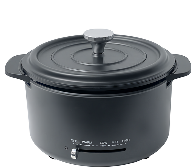 YAMAZEN 山善 多功能料理鍋 黑色, YGD-D650TW