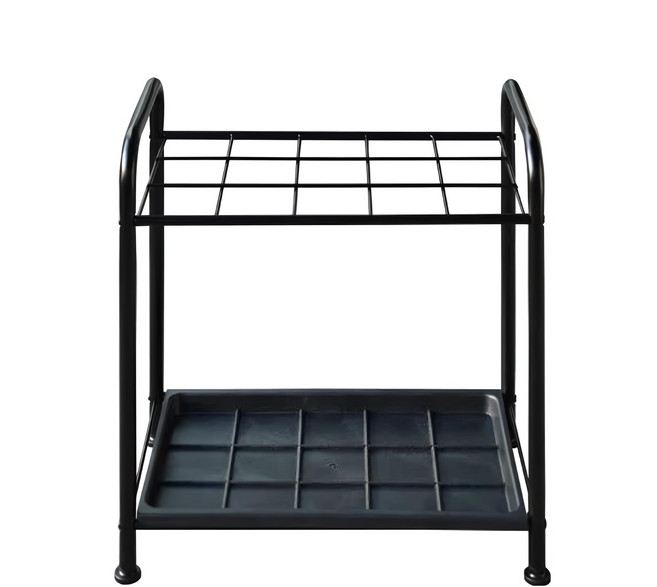 HOPMA 合馬家具 大容量15格鐵製傘架 3kg, 黑色, 1組