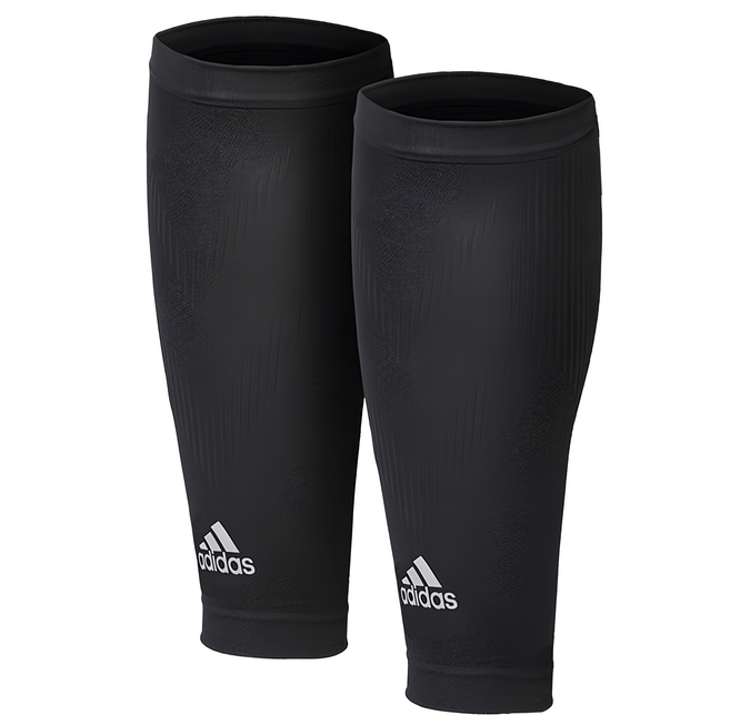 adidas 愛迪達 機能壓縮小腿套, 1套, 黑色
