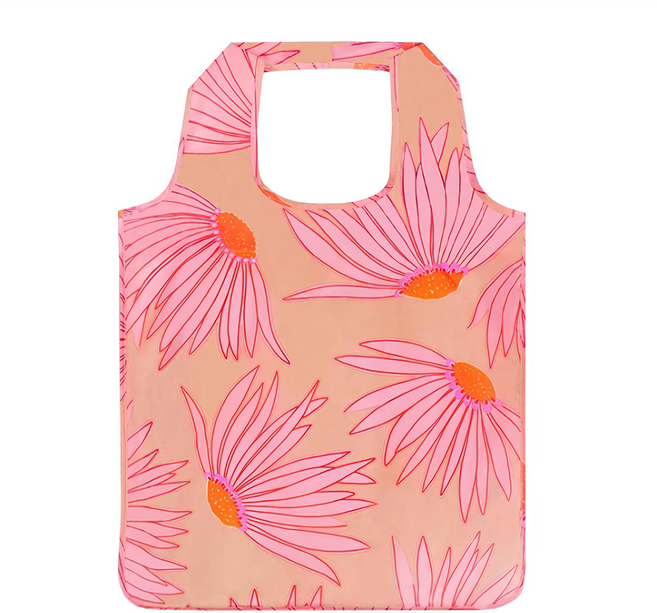 KATE SPADE 環保摺疊購物袋 100g, 馥郁花蕾, 1個