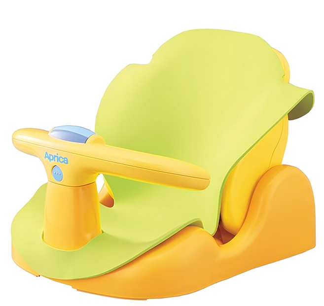 Aprica 愛普力卡 可收納多功能沐浴椅 91593 0~2歲, 黃色, 1個