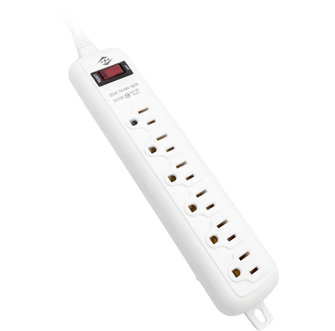 WeiTien 威電 6P 電腦線 15A 9尺, 2.7m, 白色, 1條