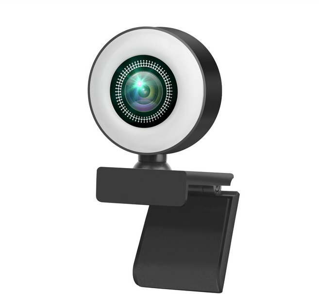 Mass 2K高清補光視訊攝影機 美顏廣角設計 黑色, ATT41LFSBK1K148