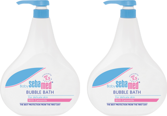 Baby sebamed 施巴 嬰兒泡澡沐浴露, 500ml, 2瓶