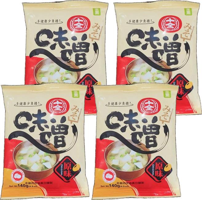 十全 原味味噌, 700g, 4盒