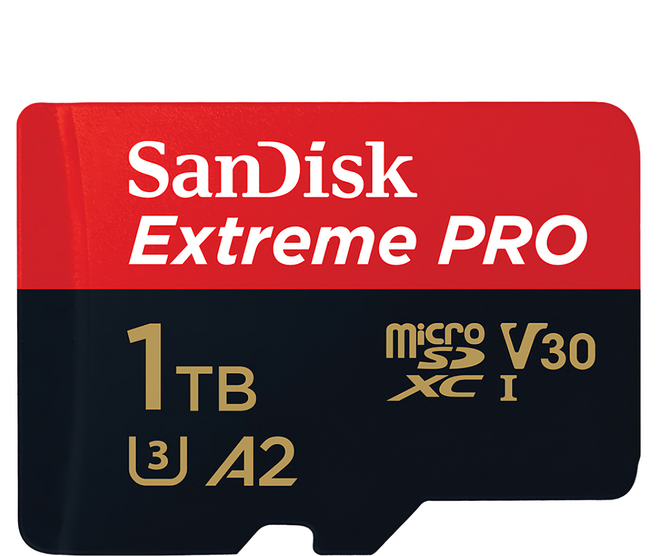 SanDisk 晟碟 紅黑記憶卡 SDSQXCD-1T00-GN6MA, 1TB, 1個