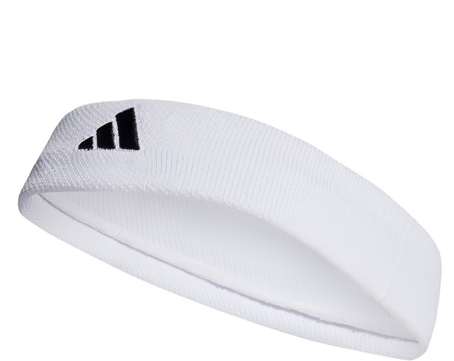 adidas 愛迪達 TENNIS HEADBAND OSFM 頭帶D, 白色, 1個