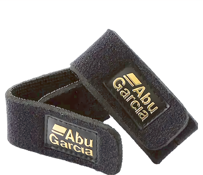 Abu Garcia PREMIUM ROD BELT 金標魔鬼氈釣竿束帶 2入, 黑色