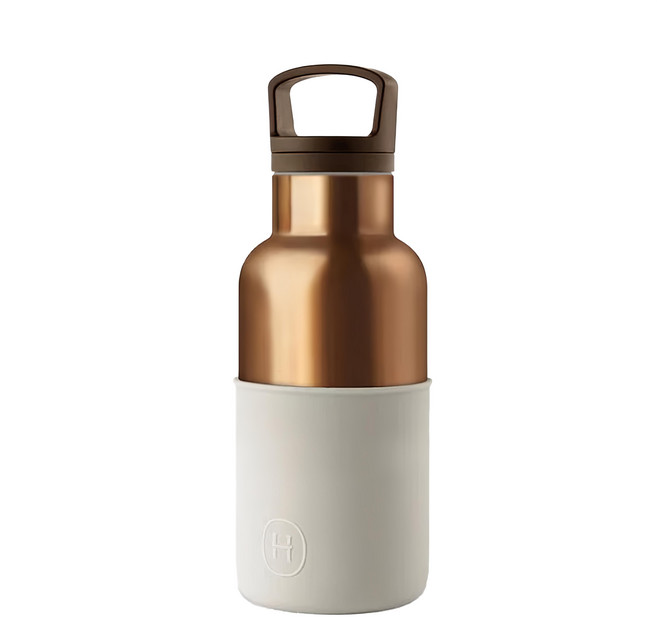 HYDY 保溫瓶 360ml 雙層不鏽鋼真空瓶身, 古銅金, 1個