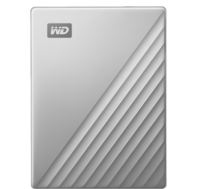 Western Digital 威騰 My Passport Ultra 行動硬碟 2.5吋 Type-C 1個, 4TB, 銀色