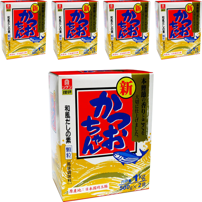理研 風味調味料 鰹魚顆粒, 1kg, 5盒