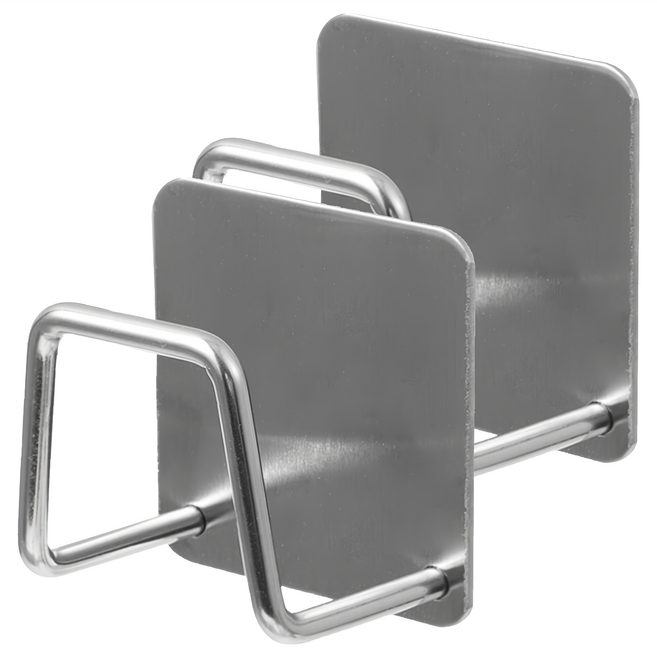 comet 黏貼式不鏽鋼壁掛架, 2個, 混合顏色