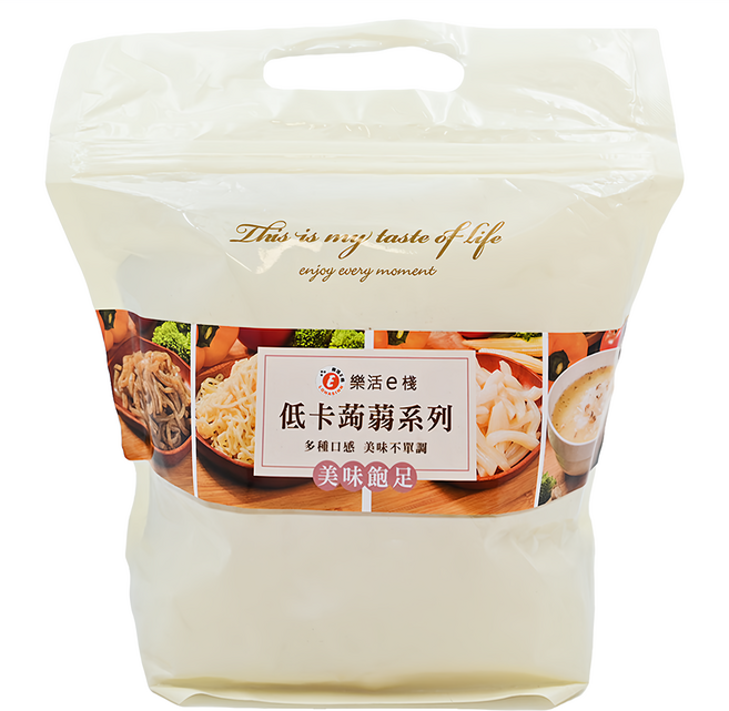 樂活E棧 蒟蒻板條寬麵+濃湯 6包, 900g, 1袋