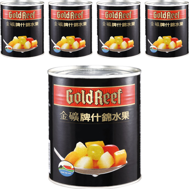 GoldReef 金礦 什錦水果, 825g, 5罐