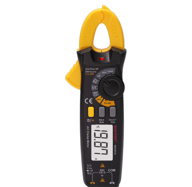MASTECH 邁世 數位鉗形錶 MS2003A, 1個