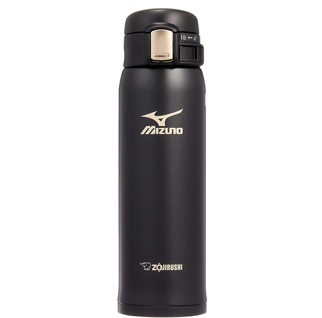 ZOJIRUSHI 象印 Mizuno 不銹鋼真空保溫杯, 午夜黑色, 480ml, 1個