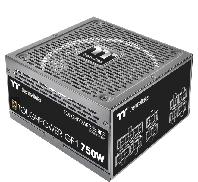 thermaltake 曜越 Toughpower GF1 750W 金牌 全模全日 不發光 原廠保固, PS-TPD-0750FNFAGT-1, 1個