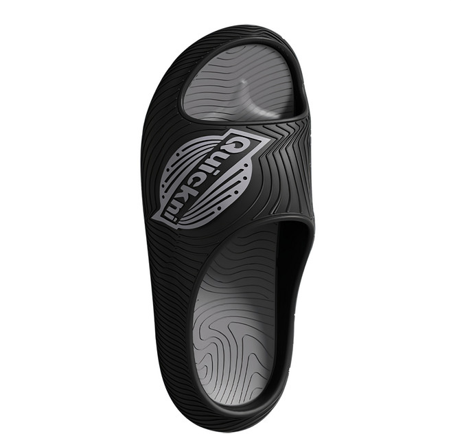 bebehome Quickni 踩屎感時尚潮酷運動涼拖鞋, 黑灰色, 42~43