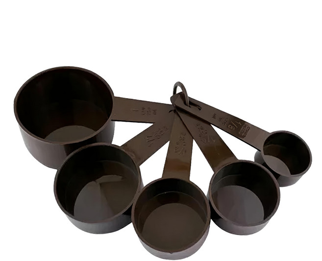 頂級烘焙量杯5件組 O84 O14, 黑色, 250ml, 1組