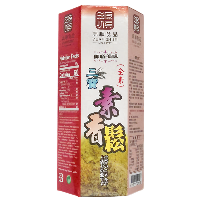源順食品 三寶素香鬆, 280g, 1盒