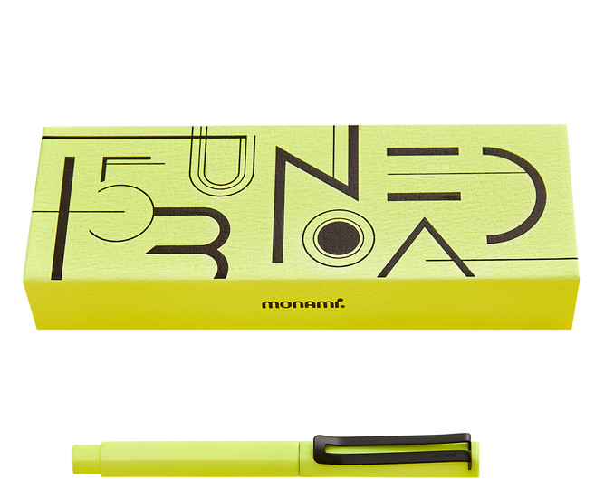 Monami 153 Neo 鋼筆 EF尖 螢光黃, EF, 霓虹黃