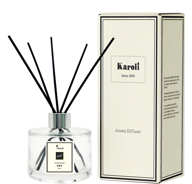 Karoli 卡蘿萊 經典璀璨香氛擴香瓶, 藍風鈴, 200ml, 1件