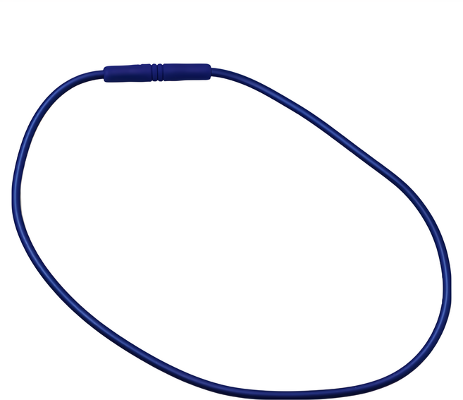 易利氣 磁力項圈 550高斯 50cm 藍色, 1條