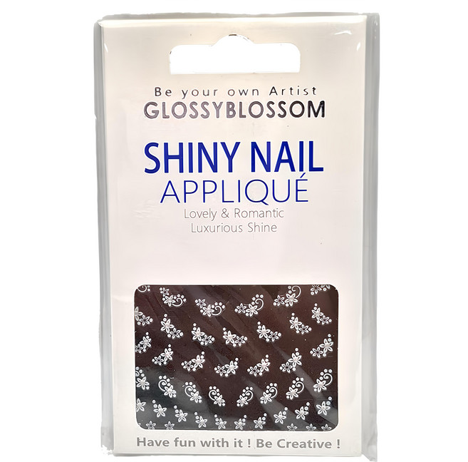 GLOSSYBLOSSOM 3D炫眼美甲貼, 花串, 3個