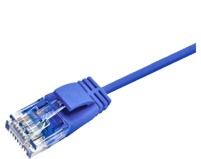POLYWELL 寶利威爾 CAT6 極細高速網路線 RJ45福祿克認證 PW15-W58-R020, 藍色, 2m, 1條