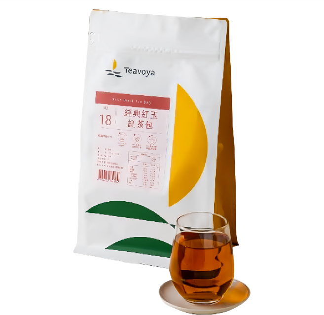 Teavoya 嘉柏茶業 經典紅玉 紅茶包, 24g, 25包, 1袋