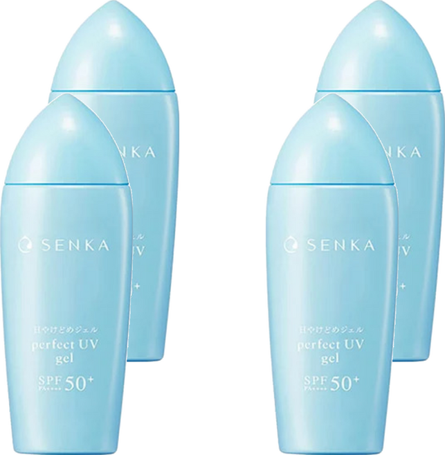 SENKA 專科 台灣公司貨 全效水感防曬水凝乳, 80ml, 4瓶