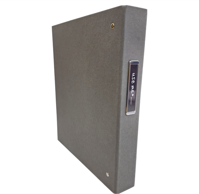 Sunny 三瑩文具 USE ME DIY活頁自黏相本, 灰色, 10頁