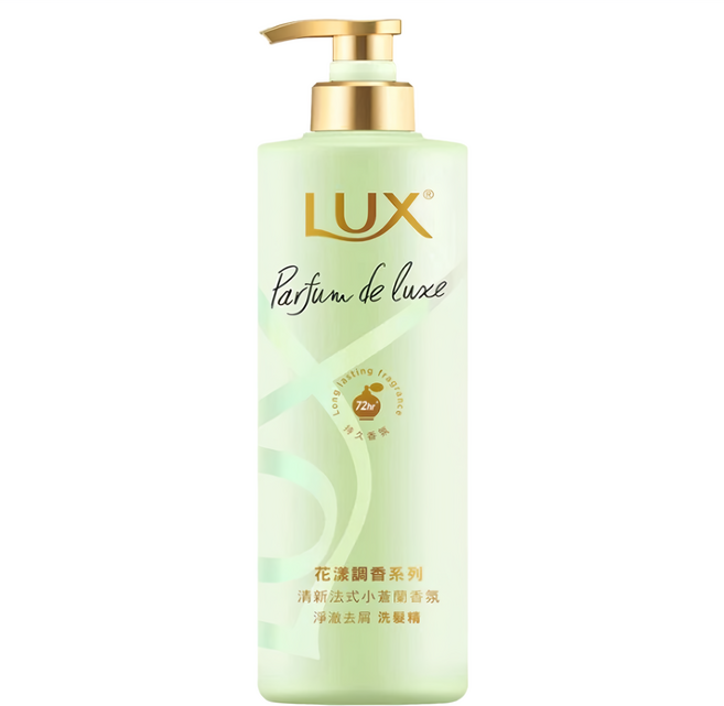 LUX 麗仕 淨澈去屑洗髮精 花樣調香系列 清新法式小蒼蘭香氛, 470g, 1瓶