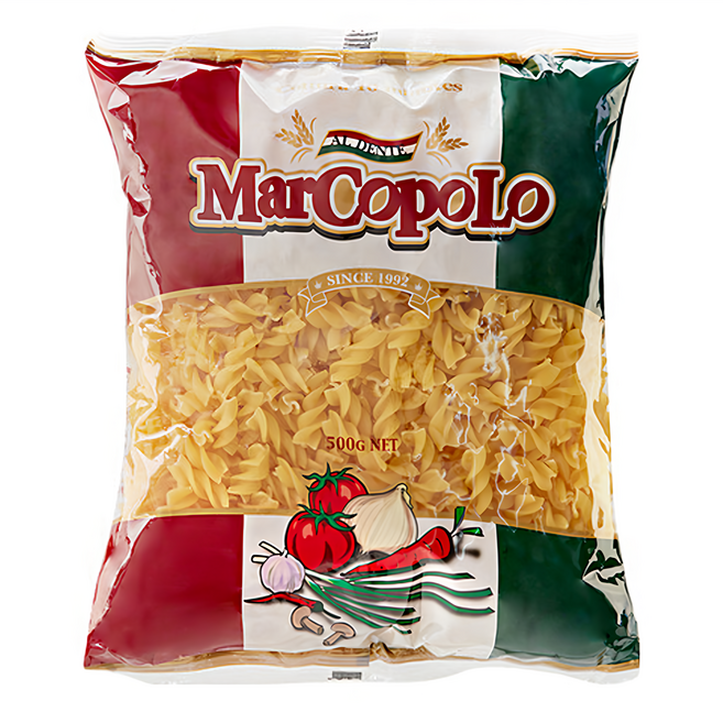 MarCopoLo 馬可波羅 螺絲麵, 500g, 1包