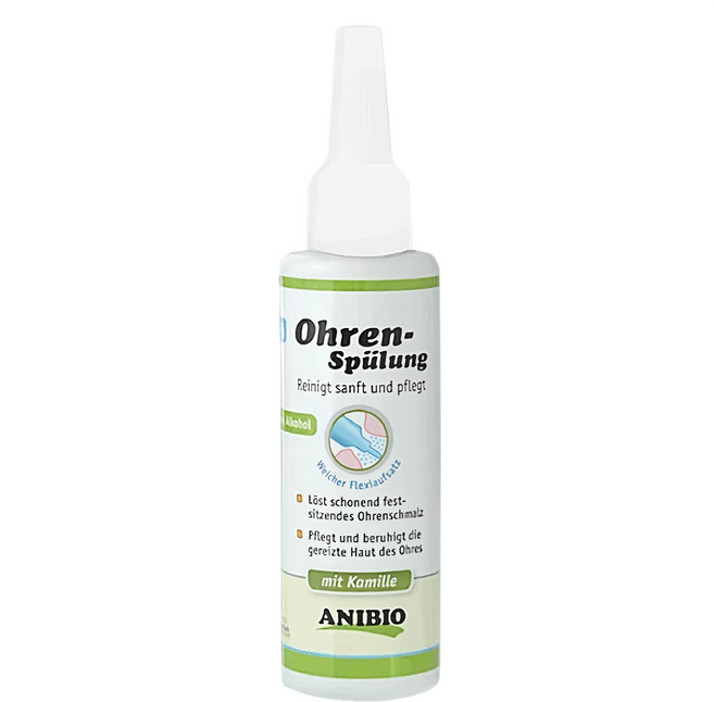 ANIBIO 德國家醫 花萃潔耳露 犬貓適用, 125ml, 1瓶