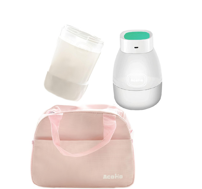 AcoMo PS III 第三代六分鐘紫外線專業殺菌器 附USB鎳氫充電電池 x 2 + 多功能媽媽包, PS III+, 綠色