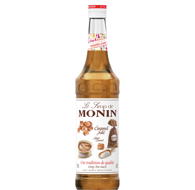 MONIN 莫寧 海鹽焦糖風味糖漿, 700ml, 1瓶