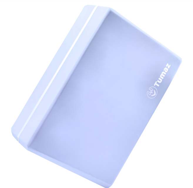 Tumaz 月熊 50D高密度EVA瑜珈磚, 天藍色, 1個