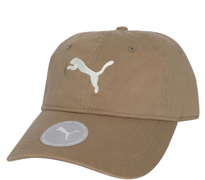 PUMA 流行系列 跳豹棒球帽, 駝棕白, 1個