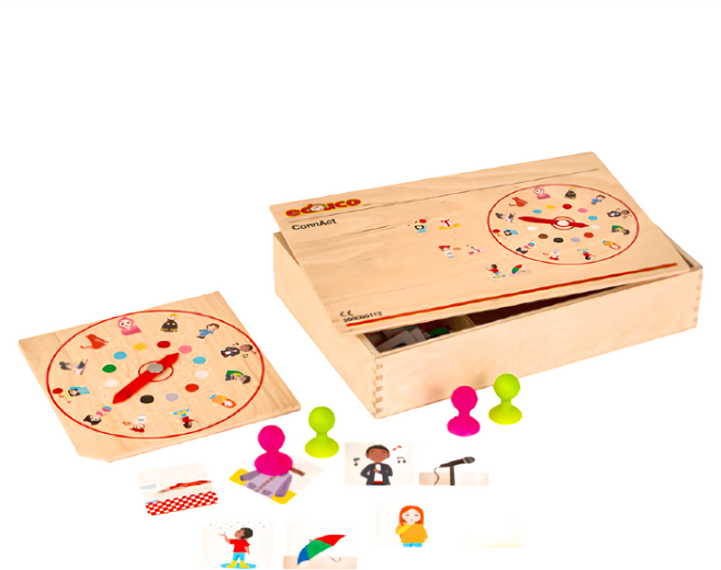 educo 羅盤指示遊戲盒 3歲以上 益智玩具, 1組