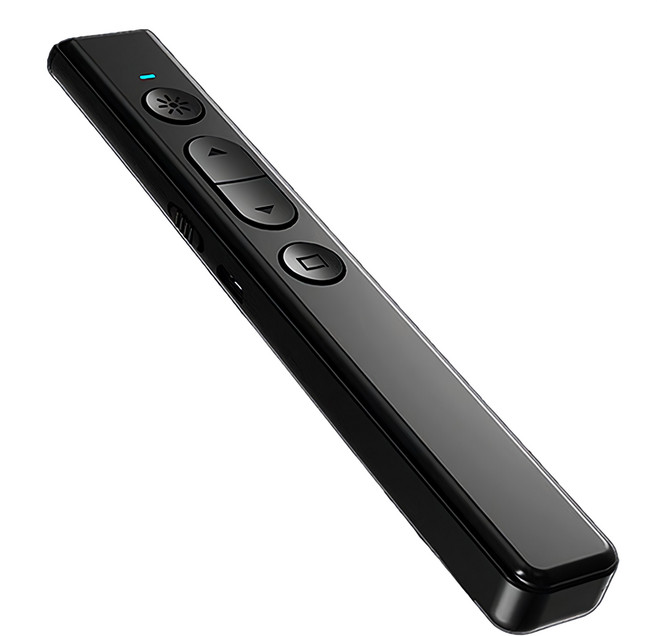 禾統 多功能紅光簡報筆 360°全方位紅外光 Win7/Win8/Win10/Mac OS/Android系統兼容, 黑色, 1支