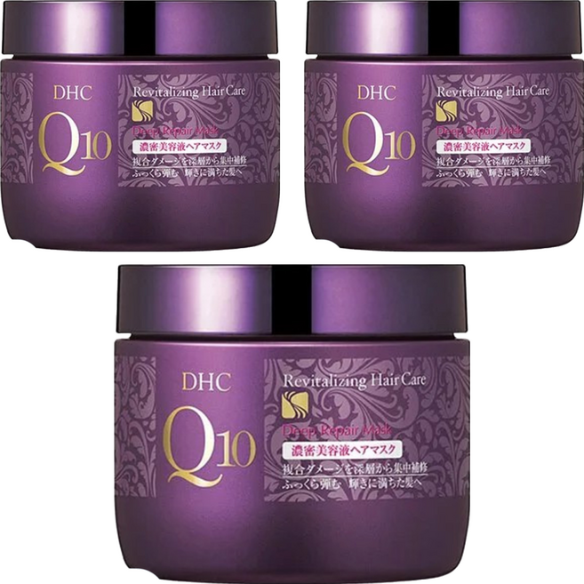DHC 台灣公司貨 Q10深層修護髮膜, 180g, 3罐