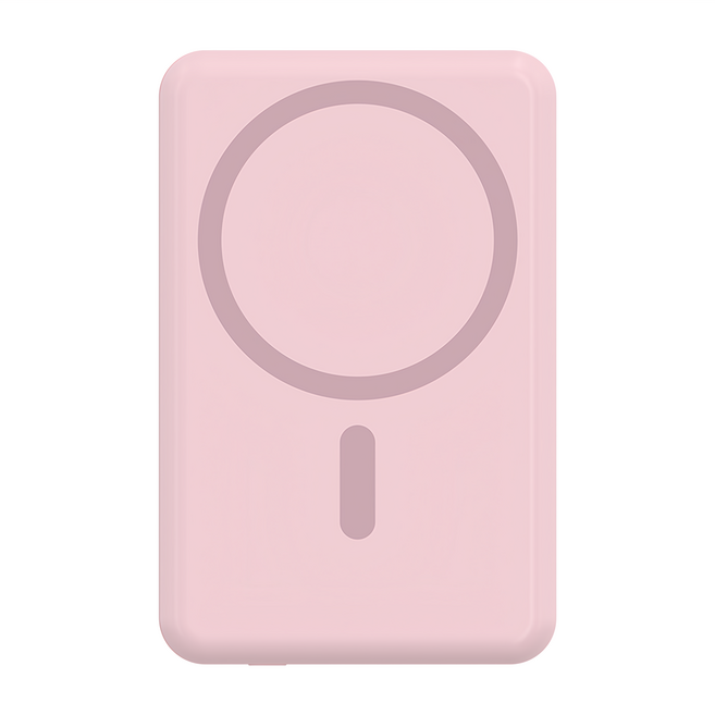 mophie essentials Snap+ Powerstation 磁吸無線充電行動電源 5000mAh, SNP-ESS-PS-5K, 粉色