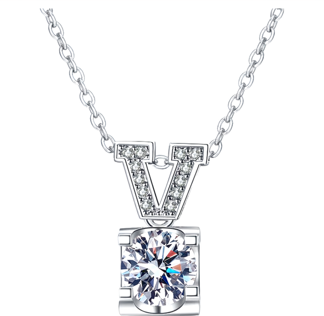 CF Diamond 莫桑鑽項鍊