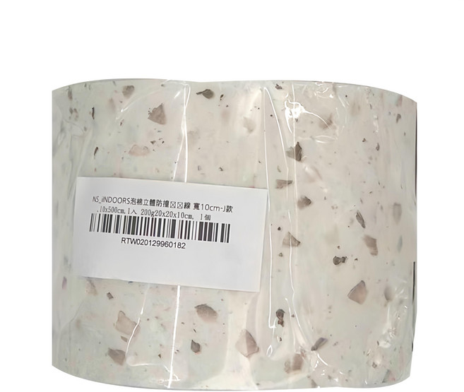iINDOORS 英倫家居 泡棉立體防撞踢腳線 200g, J款 白色