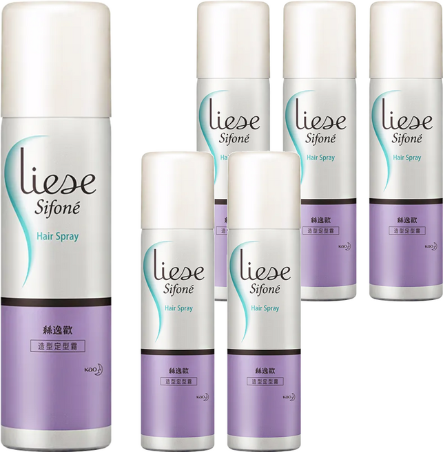 Liese 莉婕 絲逸歡 造型定型霧, 150ml, 6瓶