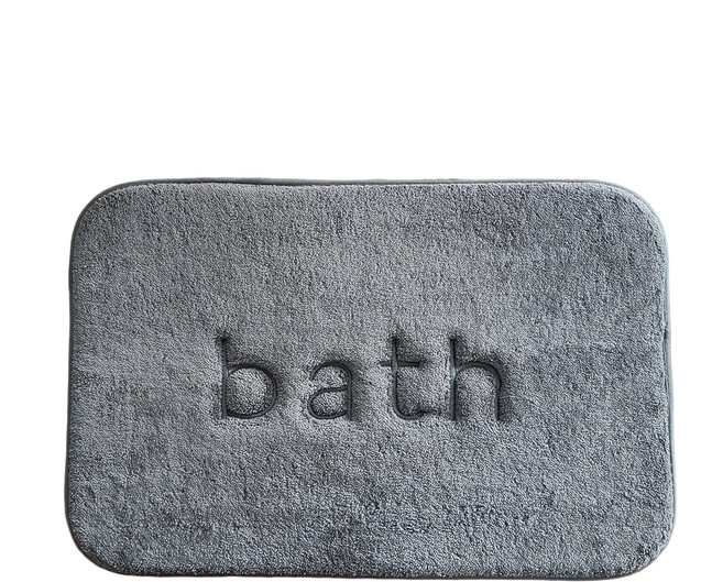 Mother's HOME 浴室腳踏墊, 灰色