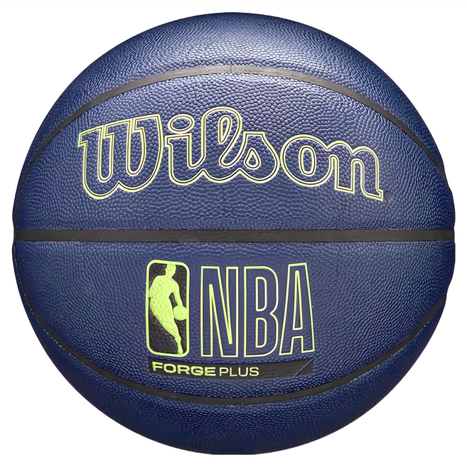 Wilson NBA FORGE系列 PLUS 合成皮 籃球 海軍藍 560~650g, WZ2016804XB7, 1顆