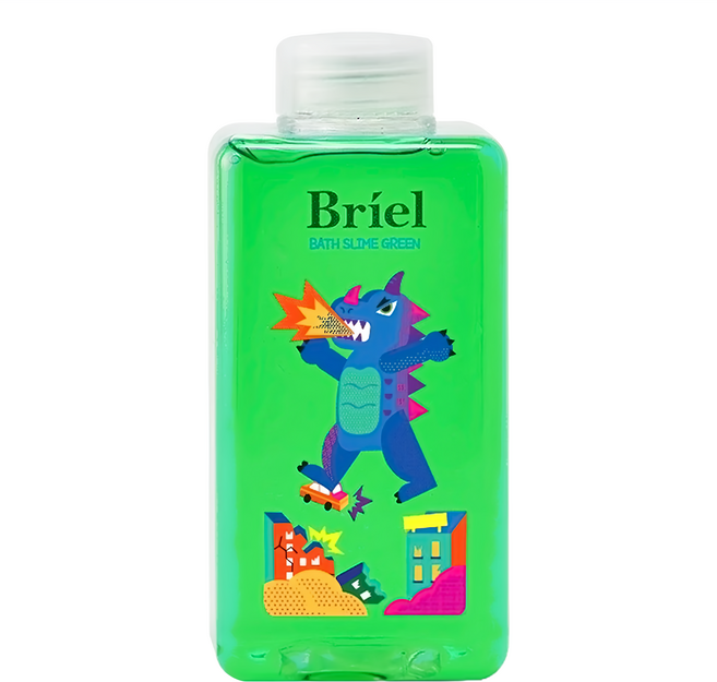 韓國 briel 沐浴液態史萊姆 綠色, 1瓶, 480ml